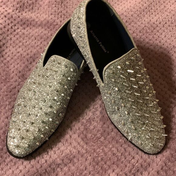 Men\'s Sz 13 Formal Rivet spike for rock club night singer, prom, weddings, etc main image 12
